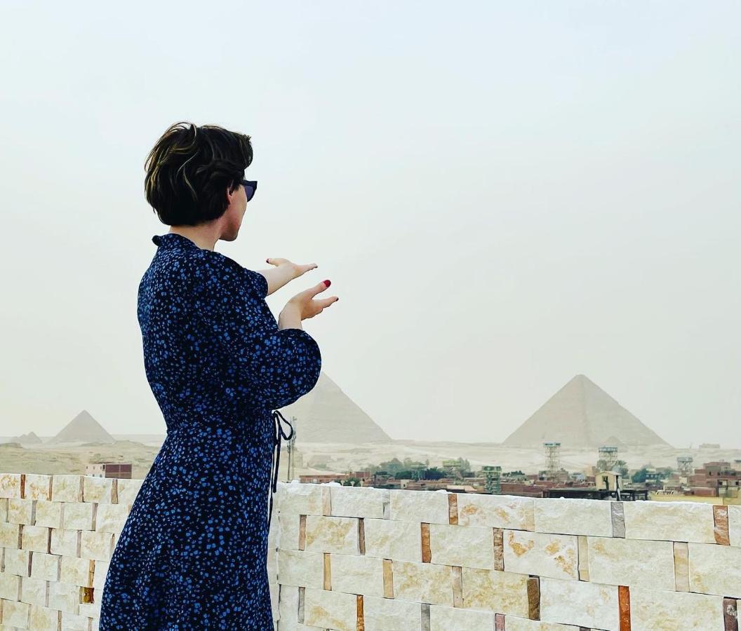Golden Mask Pyramids Inn Kafret el-Gabal Exteriér fotografie