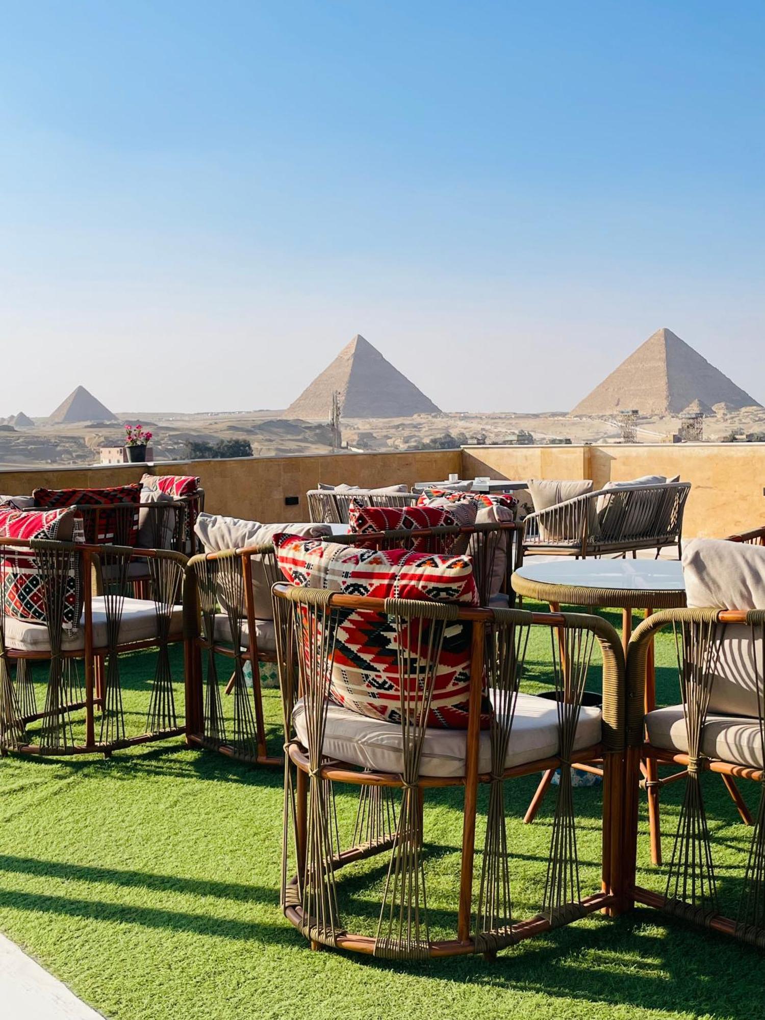 Golden Mask Pyramids Inn Kafret el-Gabal Exteriér fotografie