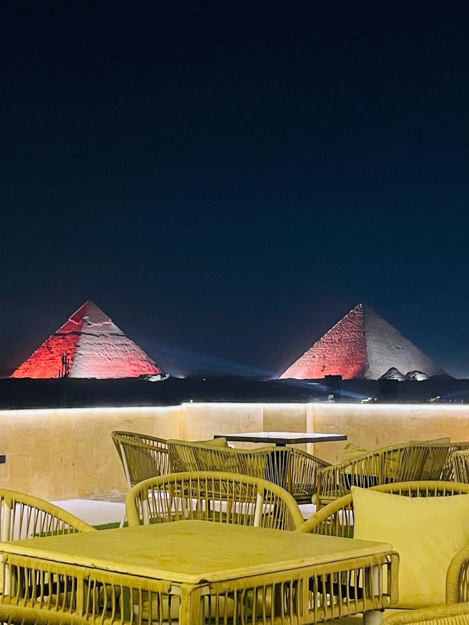 Golden Mask Pyramids Inn Kafret el-Gabal Exteriér fotografie