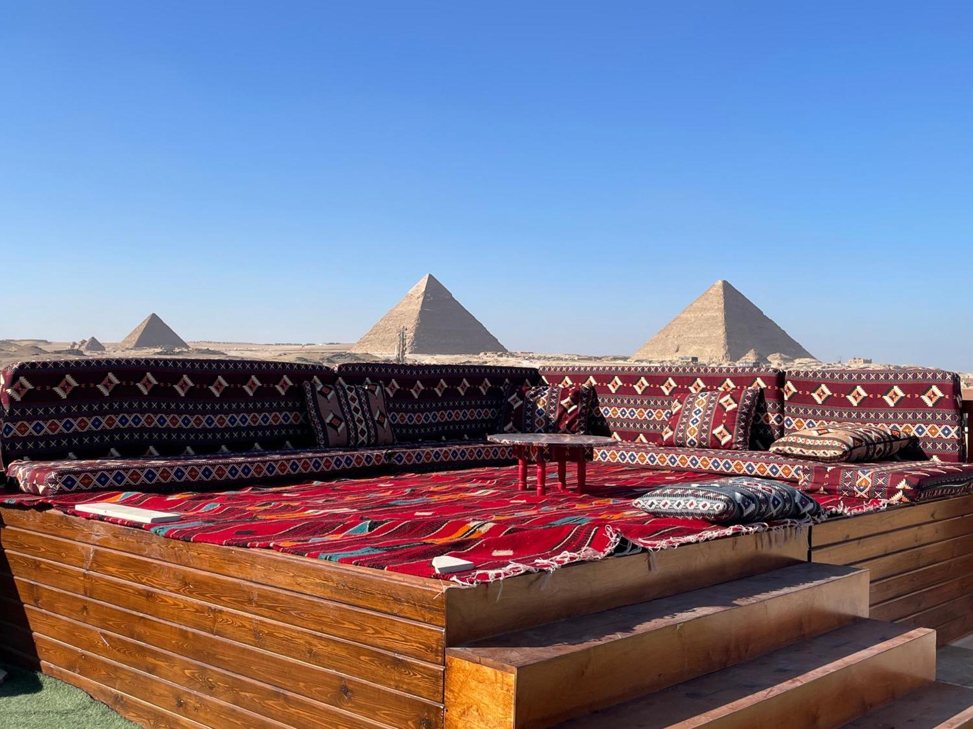Golden Mask Pyramids Inn Kafret el-Gabal Exteriér fotografie